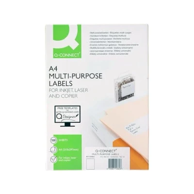 Immagine di Connect Self Adhesive Labels 210 x 297 mm