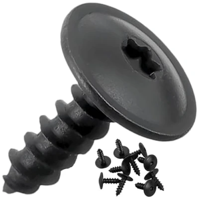 Immagine di Twowinds Vite Autofilettante Torx M5 x 16 mm TX25 per Parafanghi Passaruota Griglie Paraurti N90775001 N91160401 Nero (set 10 pezzi)