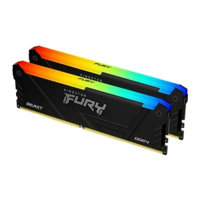 Immagine di Kingston Beast RGB Modulo di memoria PC DDR4 16 GB 2 x 8 3200 MHz 288pin DIMM KF432C16BB2AK2/16