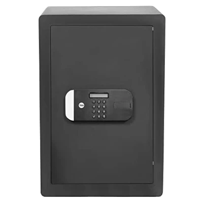 Immagine di Yale Cassaforte motorizzata di massima sicurezza YSFM/520/EG1, accesso con impronte digitali e codice pin, porta a taglio laser, piastre anti traforazione, Dimensioni interne: 510x 337x 290 mm