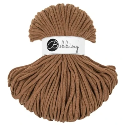 Immagine di Bobbiny Filo intrecciato in macramè di alta qualità, 5 mm, colore: Caramel (caramello), 100 m