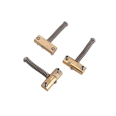 Immagine di Alnicov Set di selle in ottone compensato per chitarra (3 pezzi) 10,8 mm stile canna ponte sella elettrica Telecaster Tele Style