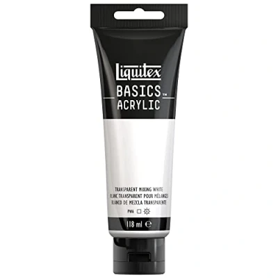 Immagine di Winsor &amp; Newton, Colore + Vernice per fai da te, Basic 118ml Bianco trasparente miscelazione 430 (Bianco di 430)