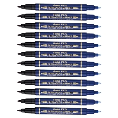 Immagine di PENTEL CF12 MARCATORE TWIN TIP BLU