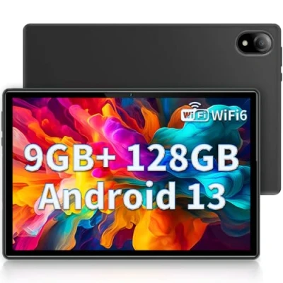 Immagine di DOOGEE U10 Tablet 10 Pollici, 9GB RAM+128GB ROM/TF 1TB Android 13, in Offerta Bluetooth 5.0 WiFi 6 5060mAh 1280 * 800 5MP+8MP Widevine L1 TUV Luce Blu Bassa