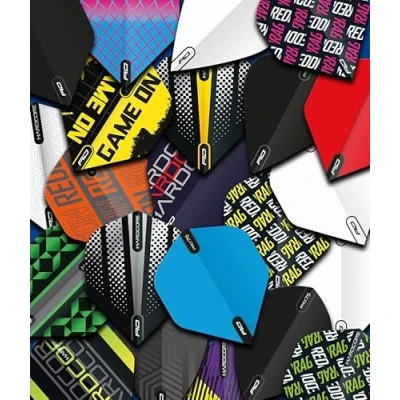 Immagine di RED DRAGON Bargain Assorted Dart Flights 25 Sets