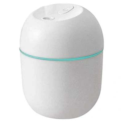 Immagine di Flisdtry Umidificatore USB, Piccolo, 220 ml, Mini diffusore Portatile per Camera da Letto, Ufficio, scrivania, Auto, atomizzatore Viaggio,