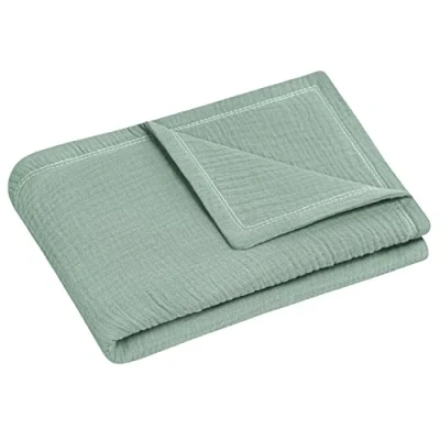 Immagine di Julius Zöllner Coperta in 100% mussola di cotone, conforme allo standard Oeko Tex 100, colore: verde