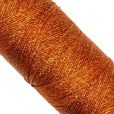 Immagine di Linhasita Bobina filo cerato 100 g / 170 metri 1 mm di spessore poliestere macrame 30 colori (Cobre)