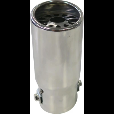 Immagine di START 10368 Terminale di Scarico rotondo Acciaio 150mm Silenziatore posteriore
