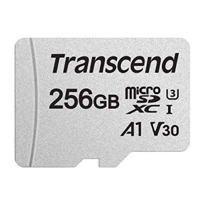 Immagine di Transcend Premium 300S Scheda microSDXC 256 GB Class 10, UHS I, 3, v30 Video Speed Class, A1 Application Performance incl. Adattatore SD