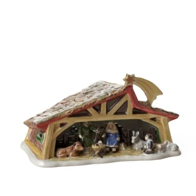 Immagine di Villeroy &amp; Boch Christmas Toy&#039;S Memory Presepe, Culla Figura Collettiva, Multicolore, 27 x 16 cm