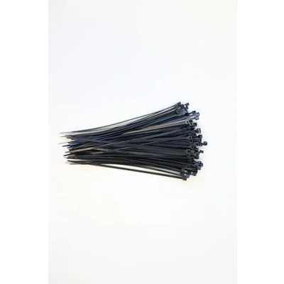 Immagine di Schneider Electric Thorsman fascette stringicavo in poliammide, 200 x 3,6 mm, 100 pezzi, colore nero, varie dimensioni, bordi arrotondati lisci, super resistenti, autobloccanti per la