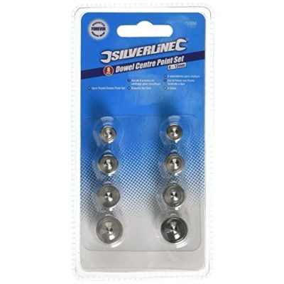 Immagine di Silverline 733252 Set di Perno con Punta Centrata, 8 Pezzi, 6 12 mm