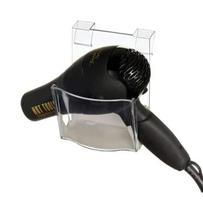 Immagine di The Home Edit by iDesign, Supporto per dispositivi l&#039;acconciatura dei capelli con ganci, plastica riciclata