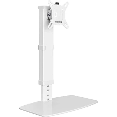 Immagine di SpeaKa Professional SP TMS 201 1 parte Piedistallo per monitor 43,2 cm (17) 81,3 (32) Bianco Regolabile in altezza, Inclinabile + girevole