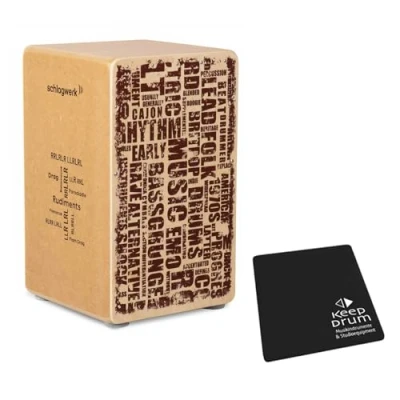 Immagine di Schlagwerk CP85 Cajon Rudiments Styles + cuscino keepdrum
