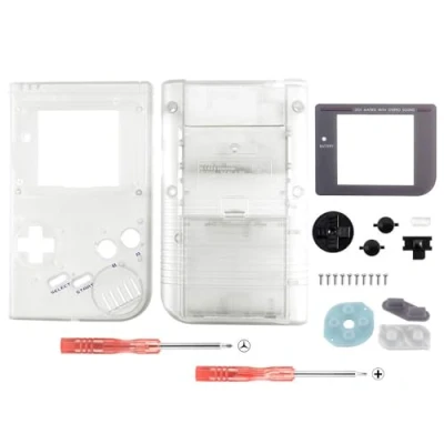 Immagine di OSTENT Sostituzione Cover Case Shell Completa per Nintendo GB Game Boy Console Color Clear