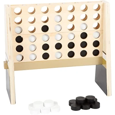 Immagine di small foot 12219 Forza quattro &quot;Gold Edition&quot;, gioco classico moderno, con calamite, in legno, a partire dai 5 anni