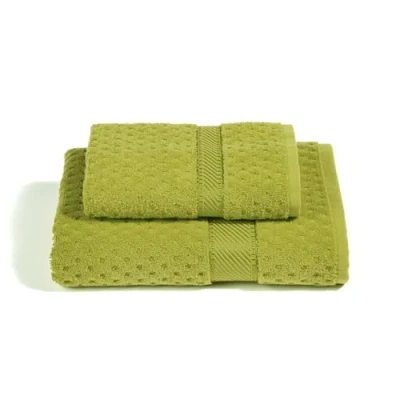 Immagine di Caleffi Set Asciugamani Bagno Viso e Bidet Morbida Spugna 100% Cotone Jacquard, 1 Asciugamano 60x110 cm + Ospite 40x60 Assorbenti Resistenti a Lavaggi Frequenti, Durevoli