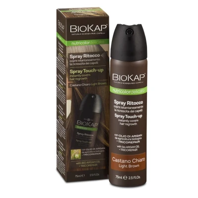 Immagine di BIOS LINE BIOKAP NUTRICDEL SPRAY RITOCCO CASTANO CHIARO 75 ML