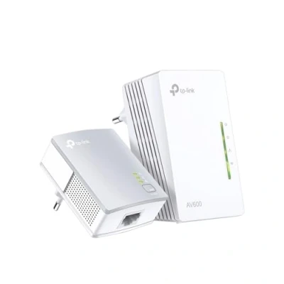 Immagine di TP Link TL WPA4220 Kit Powerline AV600Mbps e Wi Fi 300Mbps, Homeplug AV2, Porte Ethernet, Plug &amp; Play, Compatibile con Router, Tecnologia Avanzata, Facile Gestione