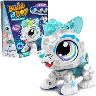 Immagine di GOLIATH Robot Kit Animale Costruisci Un Bot Lights Snow Leopard (12L), Multicolore, 928566.006