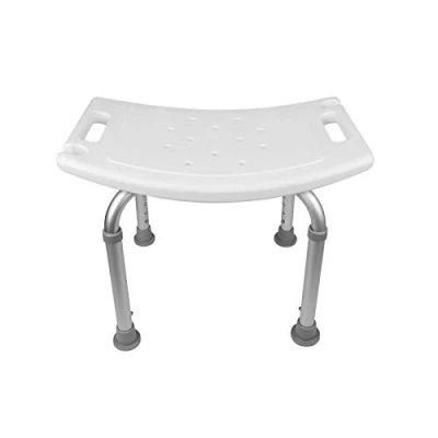 Immagine di meihe sgabello da doccia, sedile regolabile in altezza, piedi antiscivolo (51 x 39 60,5 cm)