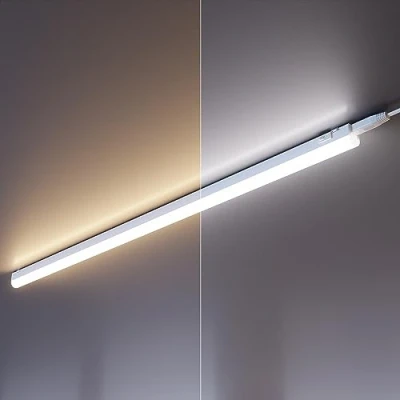 Immagine di ledscom.de Set di 2 luci LED sottopensile Rigel, 87,3 cm ciascuna, temperatura colore regolabile, 20,2W, 1122lm ciascuna