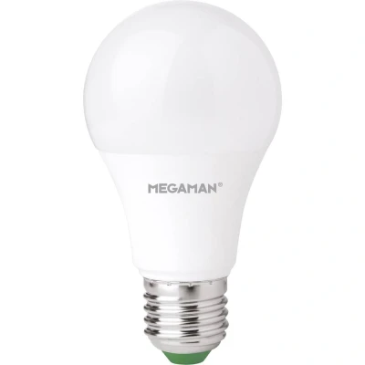 Immagine di Megaman MM21127 LED (monocolore) ERP F (A G) E27 Forma di bulbo 9 W = 60 Bianco caldo (Ø x L) mm 110 dimmerabile 1 pz.