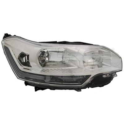 Immagine di TYC 20 11755 15 2 Fari Dx H7/H1/H7 con luce guida diurna, di svolta per veicolo circolazione motore elettrico CITROËN: C5 3