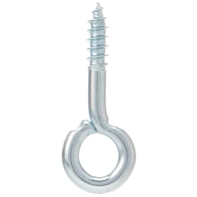 Immagine di Merriway BH03851 Occhiello a Vite in Acciaio Zincato Lucido, Bianco, 20 mm, Set di Pezzi