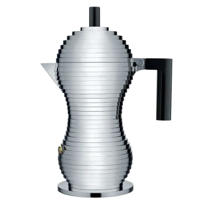 Immagine di Alessi Percolator Pulcina MDL02/6 B Black 6 cups by Michele De Lucchi
