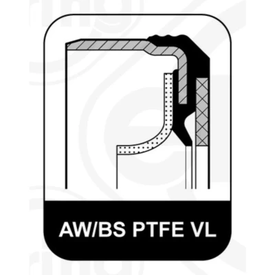 Immagine di ELRING 901.260 Paraolio Albero Motore PTFE (Politetrafluoretilene)/ACM (Poliacrilico Caucciù) VOLKSWAGEN: Touareg I
