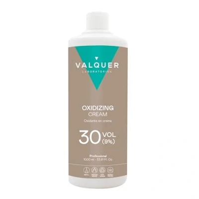 Immagine di Valquer Crema Ossigenata Professionale Stabilizzata, 30 Volumi (9%) 1000 ml, l&#039;imballaggio può variare