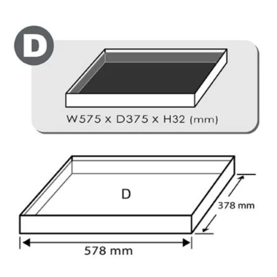 Immagine di Inserto per carrello portautensili TOPTUL GEDB117