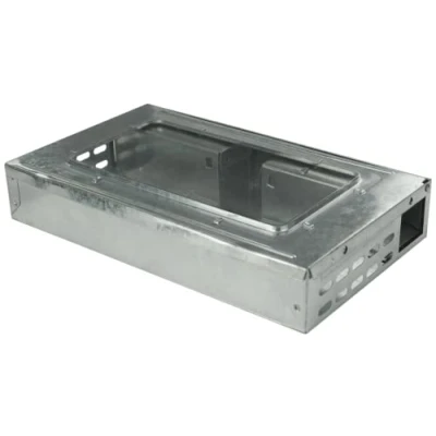 Immagine di Trappola per topi Catch A Mouse con coperchio trasparente Modello dritto Staal Grijs One Size