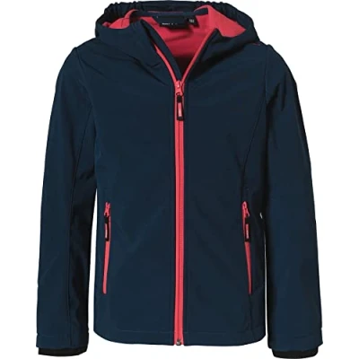 Immagine di CMP Softshell jacket with ClimaProtect WP 7,000 technology, Girl, Blue Red Kiss, 110