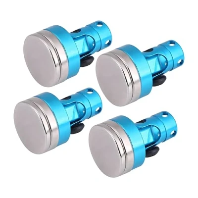 Immagine di Dilwe Montaggio del Corpo RC,4Pezzi RC Stewalth Magnetico Metallo Magnetic Stealth Shell Body Post per CC01 / Axial SCX10 HSP 02010 1:10 Auto