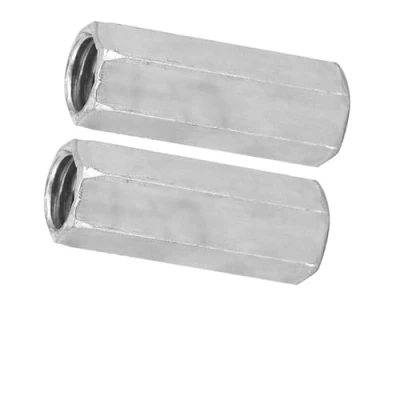 Immagine di 10pcs M8 Dado a stelo lungo esagonale in acciaio al carbonio Dadi vite Distanziatore manicotto Controdado Fissaggi filettati(M8*28)