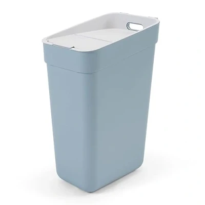 Immagine di Curver Keter Pattumiera da 30 Litri per la Raccolta Differenziata Ready To Collect, con Supporto a Parete, Ideale Cucina, 100% Riciclato, Grigio