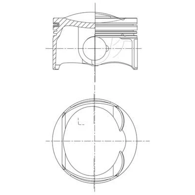 Immagine di Pistone MAHLE ORIGINAL 028 PI 00132 010