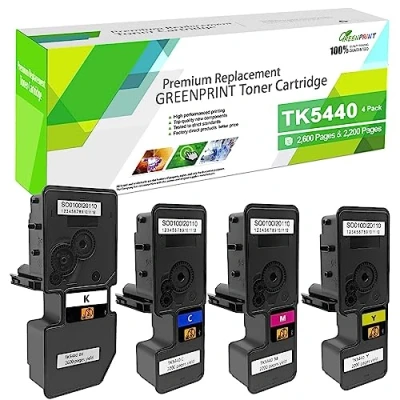 Immagine di 4 Colori TK5440 TK 5440 Cartuccia Toner Compatibile 2600 Pagine 5440K, 2200 5440C/TK 5440M/TK 5440Y per Kyocera ECOSYS PA2100 PA2100cx PA2100cwx MA2100 MA2100cwfx MA2100cfx Stampanti