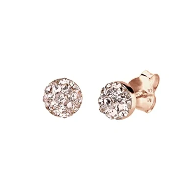 Immagine di Elli Orecchini a Perno da Donna in Argento 925 con Cristallo Bianco
