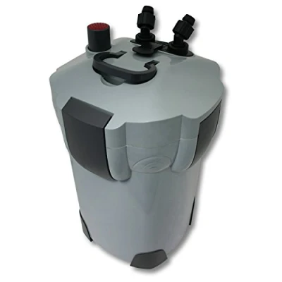 Immagine di SunSun HW 404A filtro esterno per acquari con pompa 2.000 l/h, a 4 stadi mezzi e spugne filtranti inclusi