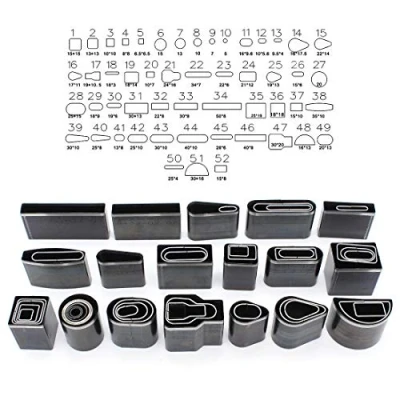 Immagine di Yuhtech 52 Pcs Leather Craft Set Punch in pelle con coltello per strumento fai da te fatto a mano