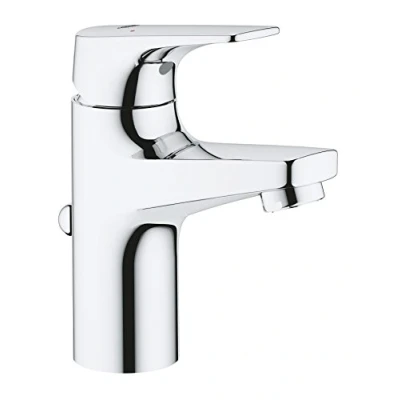 Immagine di Grohe GRO 23801000 Flow Stand Grifo lavabo con Barra de tracción y ecojoy, Tamaño S, Nero, S Size