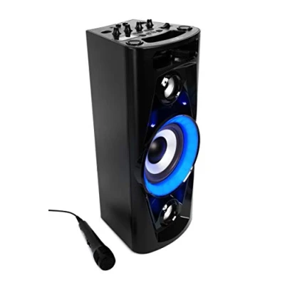 Immagine di Reflexion PS07BT karaoke incl. funzione , Microfono, illuminazione datmosfera ricaricabile