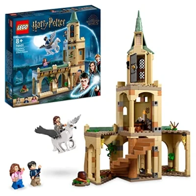 Immagine di LEGO Harry Potter Cortile di Hogwarts: il Salvataggio Sirius, Set Modulare del Castello Giocattolo con 3 Minifigure e l’Ippogrifo Fierobecco, Giochi per Bambini Bambine da 8 Anni in su 76401