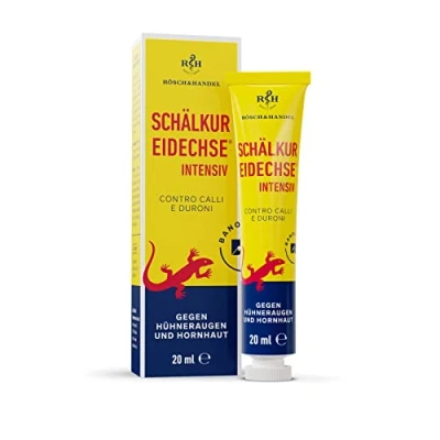Immagine di Schälkur Eidechse intensiv cura esfoliante Unguento contro la pelle screpolata, calli e duroni contiene il 40% di acido salicilico Rösch und Handel